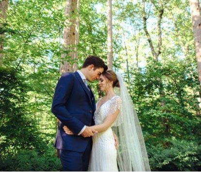 Anna Marie Tendler and John Mulaney wedded amid nature in July 2014.